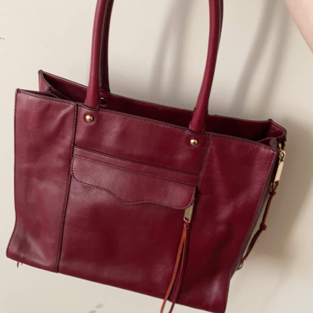 Rebecca Minkoff Burgundy Red Leather Purse - Picture 15 of 15